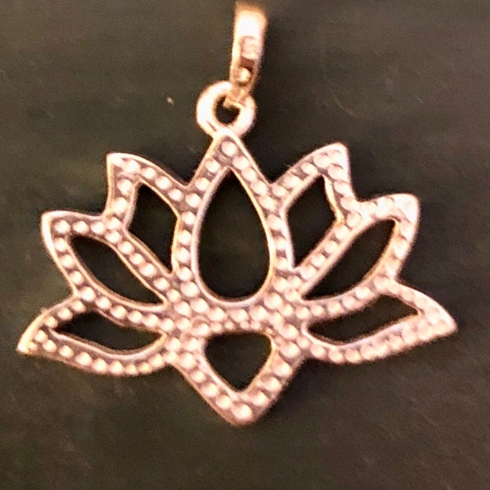 Lotus Flower Necklace Pendant